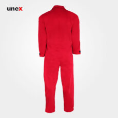 لباس کار یکسره آرگون یونکس رنگ قرمز
