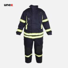 لباس کار عملیاتی آتش نشانی یونکس طرح PBI سرمه ای